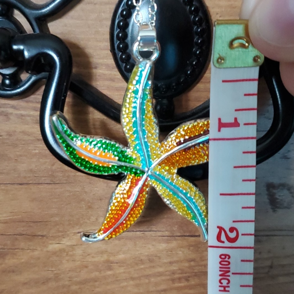 Starfish Necklace and Earrings Set - Picture 7 of 9